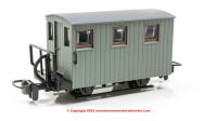 GR-590UY Peco Ffestiniog Quarryman Coach 1 Balcony - Unlettered Grey